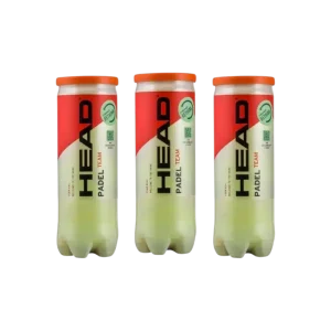Lot de 3 tubes de balles Head Padel Team