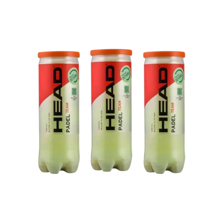 Lot de 3 tubes de balles Head Padel Team