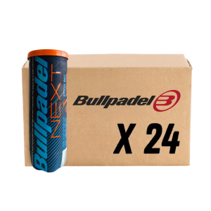 CARTON DE 24 TUBES DE BALLES BULLPADEL NEXT