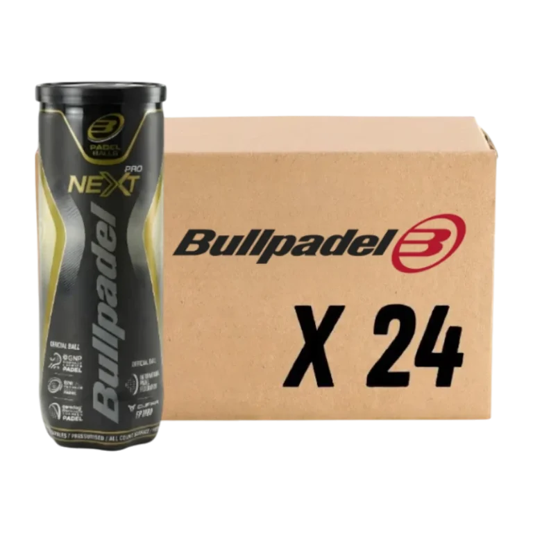 CARTON DE 24 TUBES DE BALLES BULLPADEL NEXT PRO