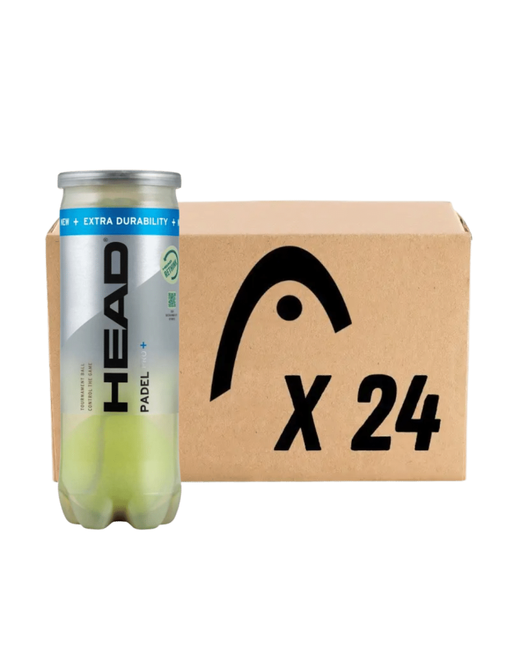 Carton de 24 tubes de balles Head Padel Pro +