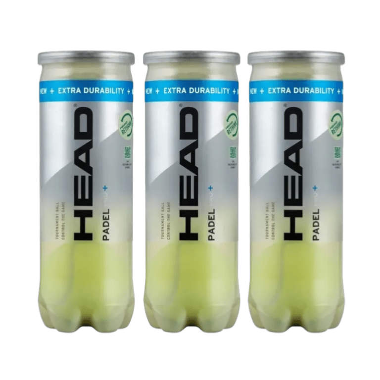 Lot de 3 tubes de balles Head Padel Pro +