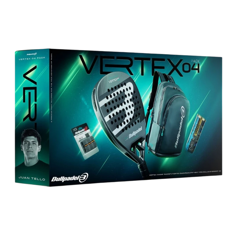 Pack raquette padel Bullpadel Vertex 04 Comfort 2025